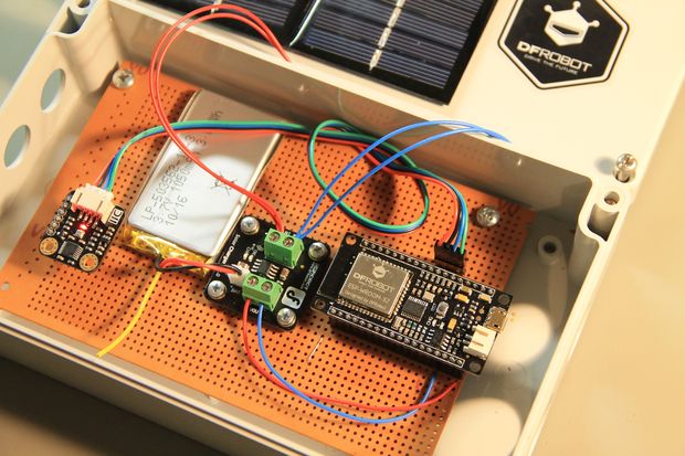 ESP32 Solar Weather Station's Assembly